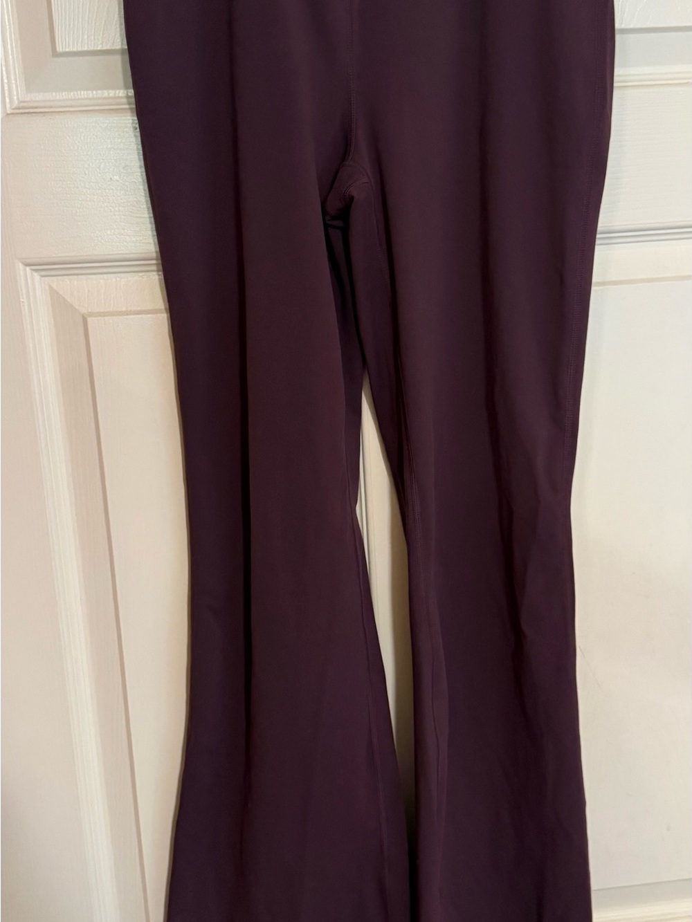 Women's Halara Stretch Flare Pants - Plum size medium tall